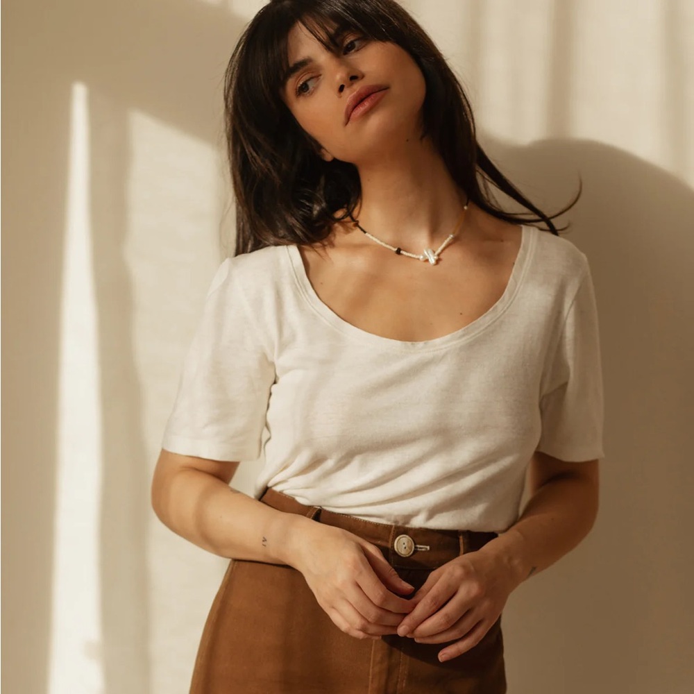 Harly Jae HJ Tee, Ivory, S